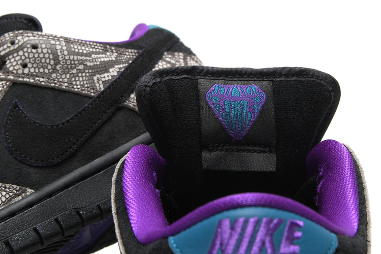 Nike SB - Dunk Low Pro x Dashawn Jordan
Style # IB6208-200
Color : String / Black / Bright Spruce / Fierce Purple