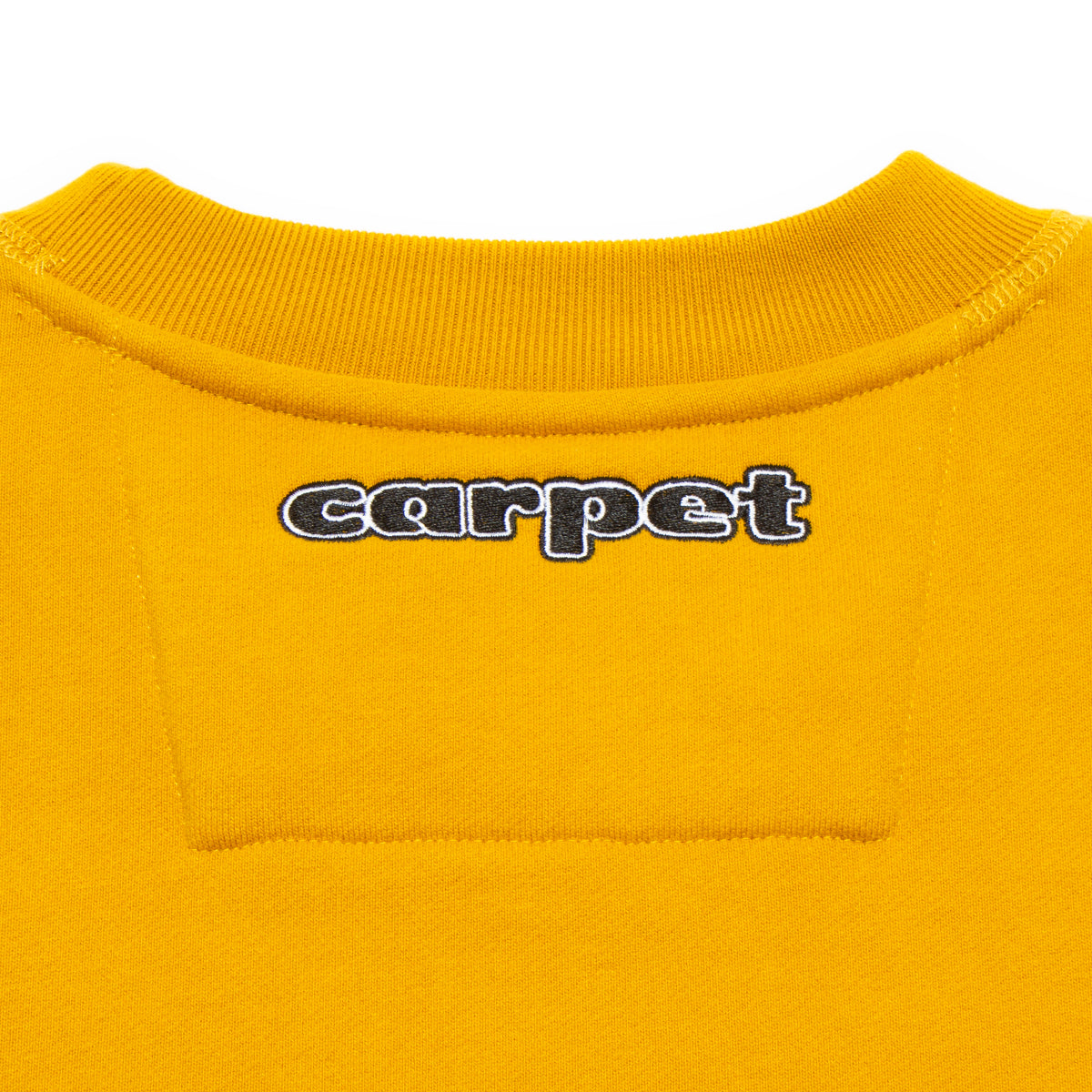 Carpet Company Bizarro Crewneck Yellow  Edit alt text