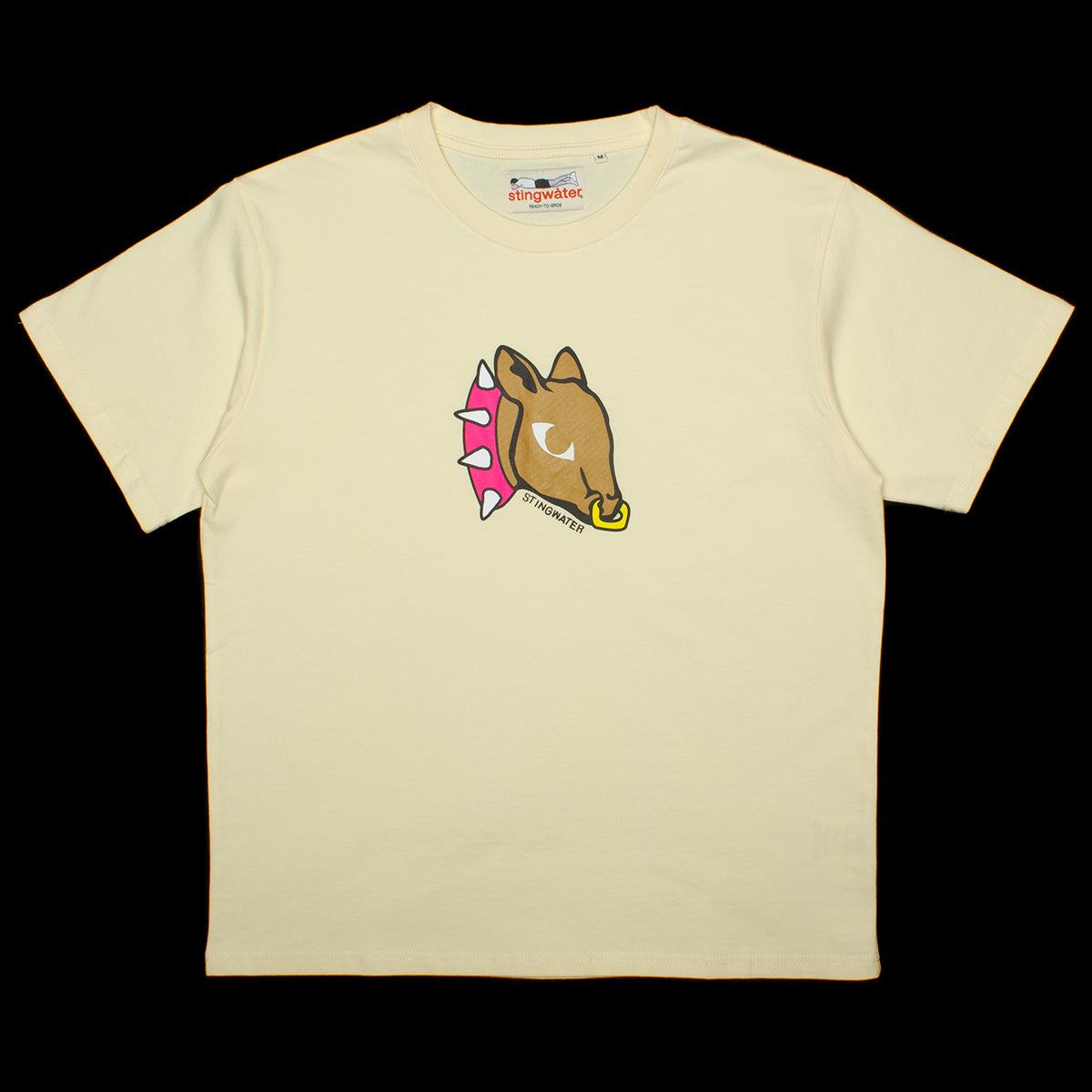 Stingwater Baby Cow T-Shirt  Off White