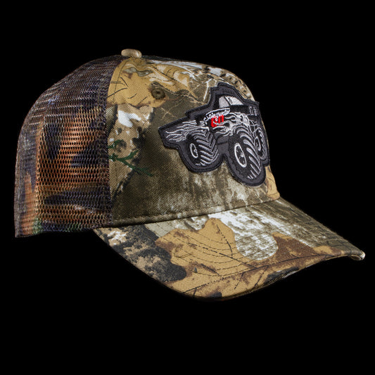 Stingwater Monster Truck Trucker Hat  Nightshade Camo