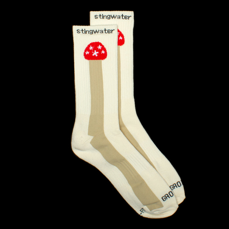 Stingwater Groeing Mushroom Sock Color : Off White