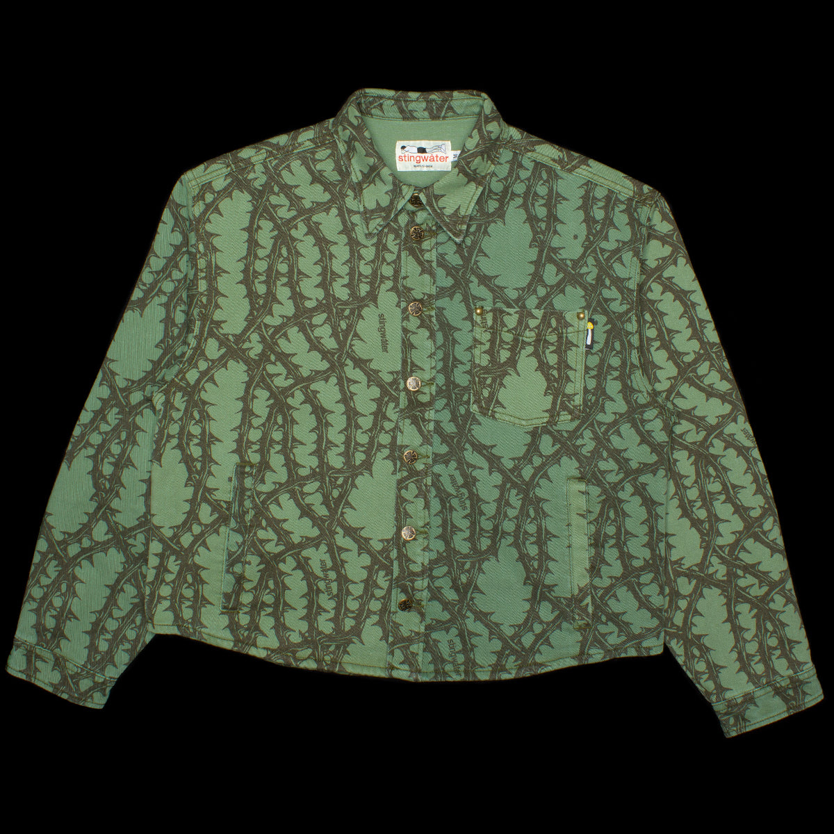 Stingwater Thorn Shirt Jacket Color : Agave Green