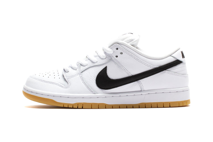 Nike SB Dunk Low Pro ISO  White / Black / Gum Light Brown