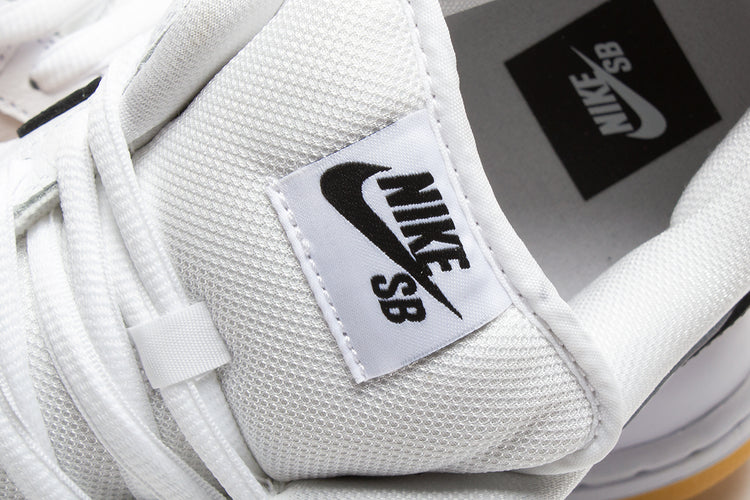 Nike SB Dunk Low Pro ISO  White / Black / Gum Light Brown