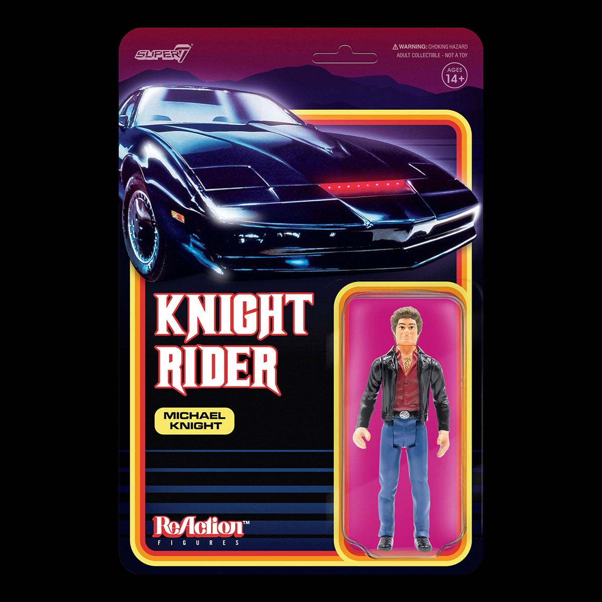 Super7 Knight Rider Reaction Figure - Michael Knight