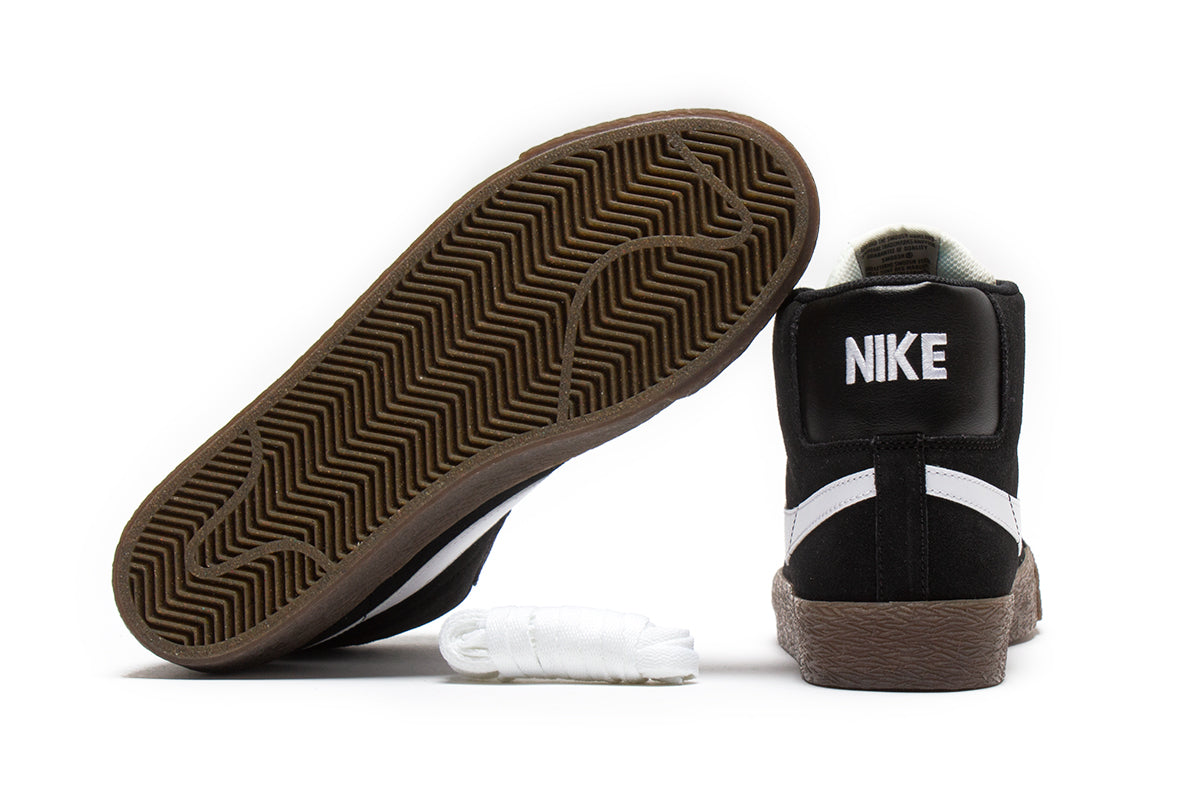 Nike SB Zoom Blazer Mid Black / White / Gum  Edit alt text