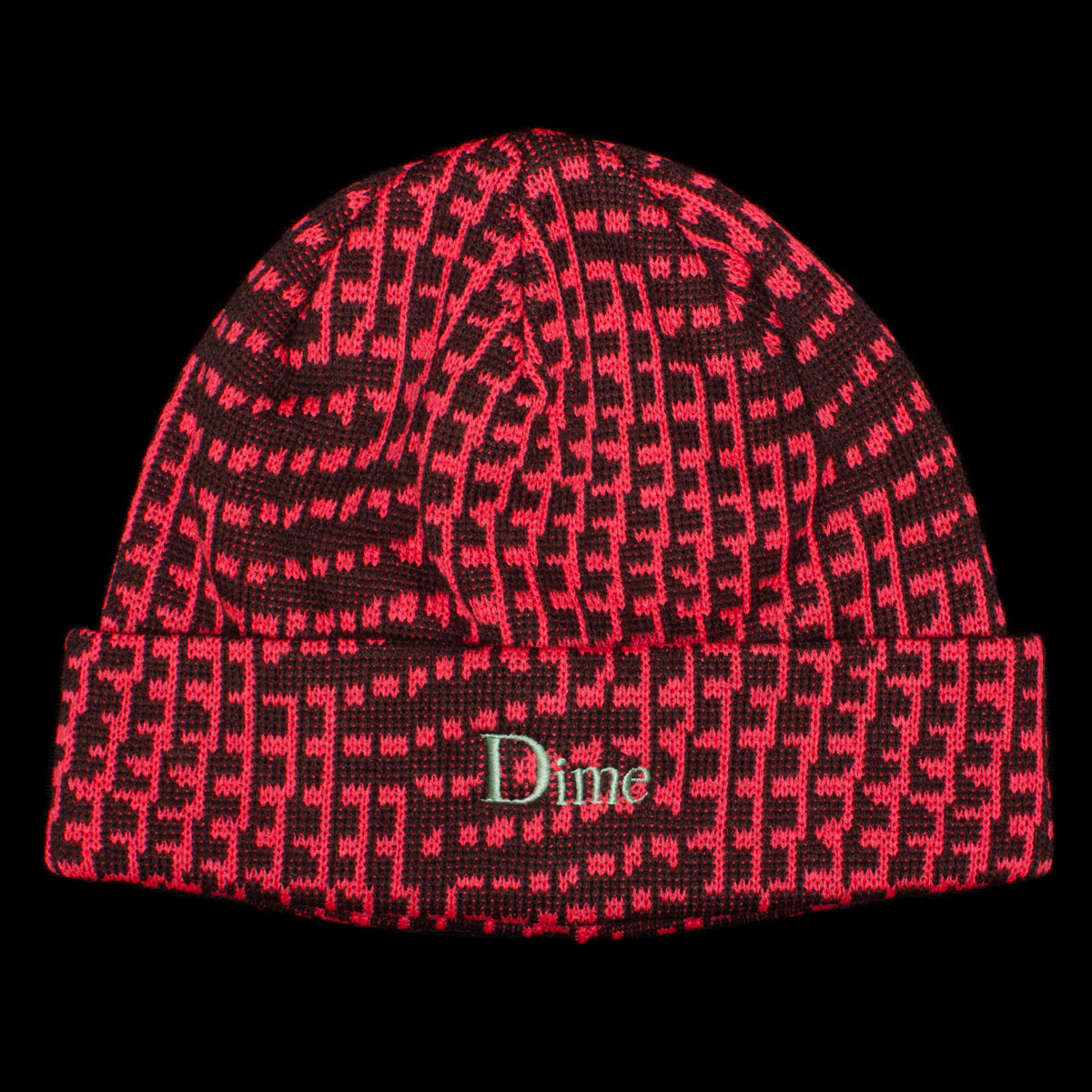 Classic Logo Warp Beanie Raspberry