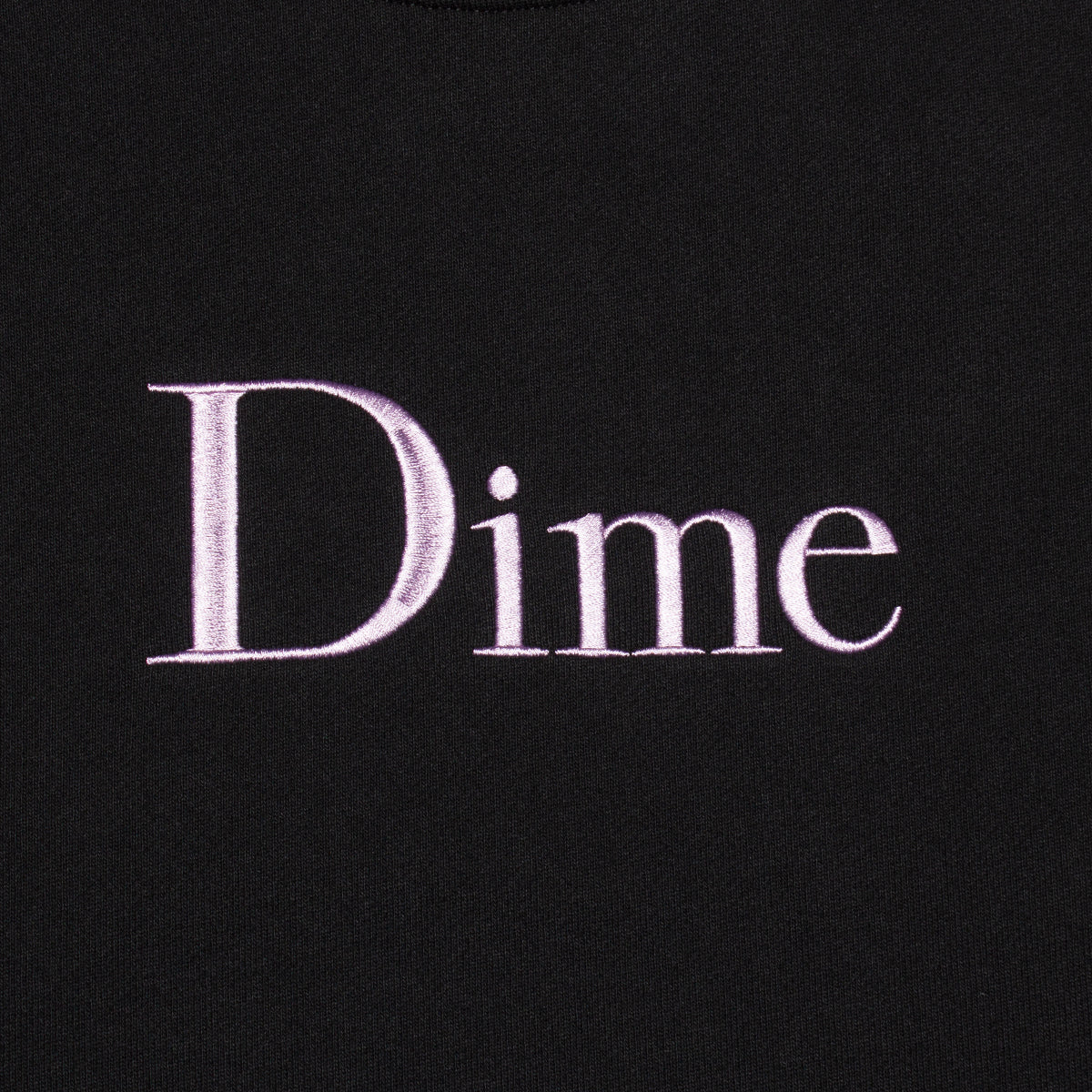 Dime Classic Logo Crewneck Black