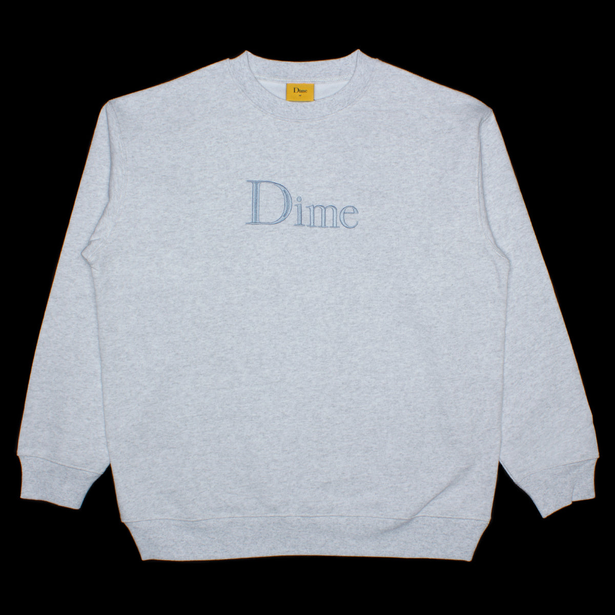 Dime Classic Logo Crewneck Ash