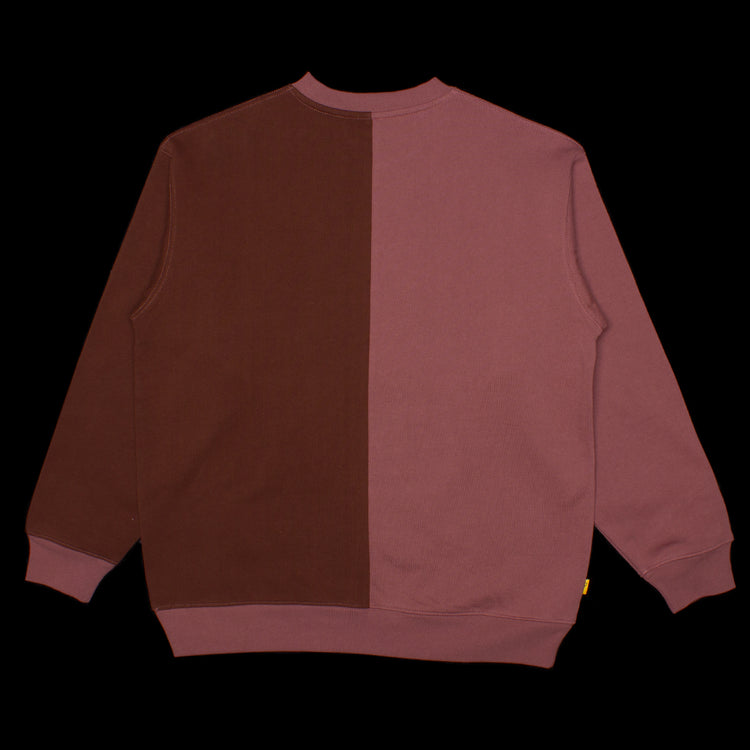 Dime Split Crest Crewneck Maroon