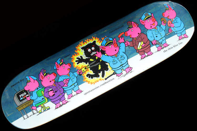 Pigs BBQ Blue Deck 8.5"