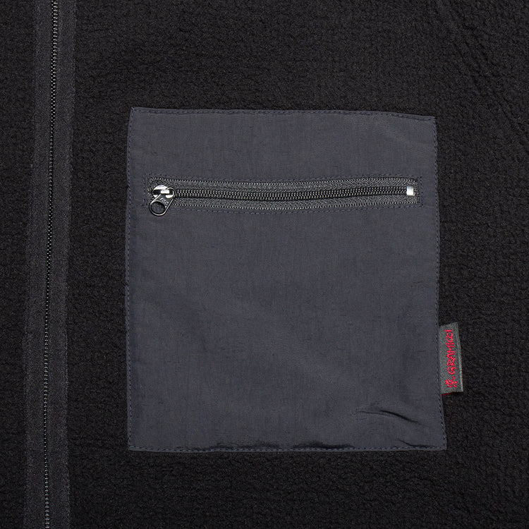 Gramicci Boa Fleece Jacket Black