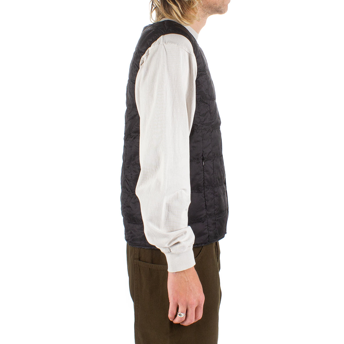 Taion x Gramicci Inner Down Vest Black