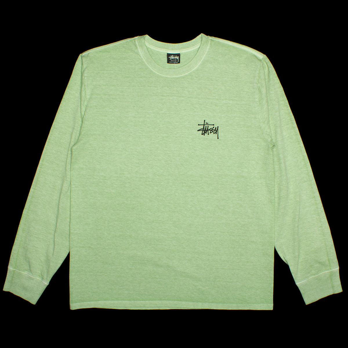 Basic Stussy Pigment Dyed L/S T-Shirt