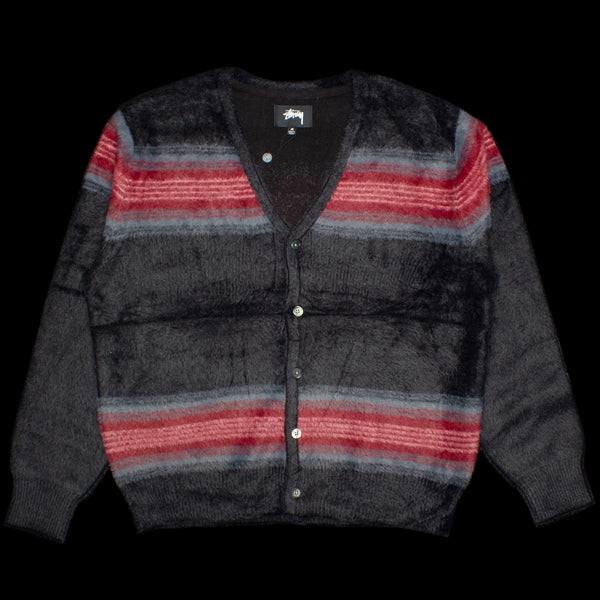 Stripe Shaggy Cardigan – Premier