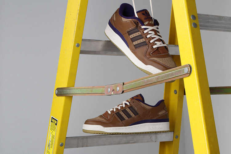 Adidas Forum 84 Low x Heitor : Brown / Purple / White