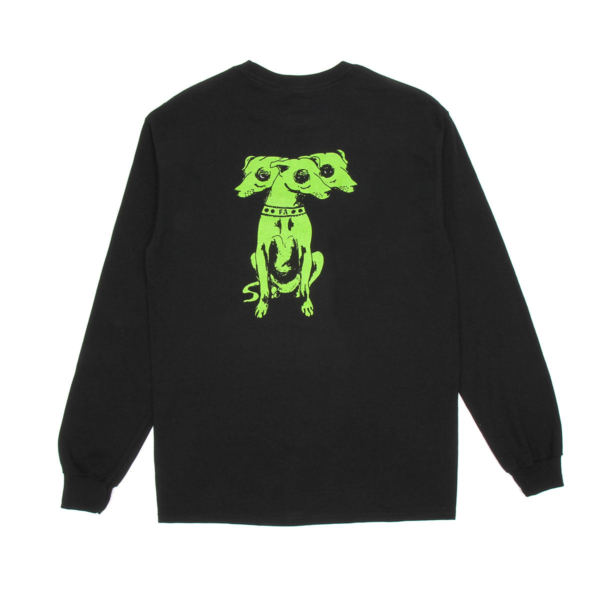 Fucking Awesome Three Headed Dog L/S T-Shirt : Black