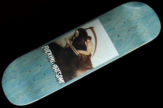 Ave Personification Of Death Teal Deck 8.38"