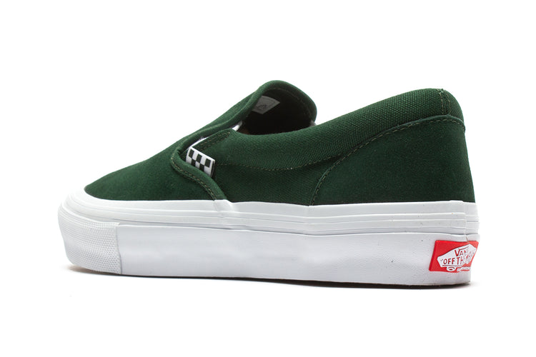 Vans Skate Slip-On : Green / White