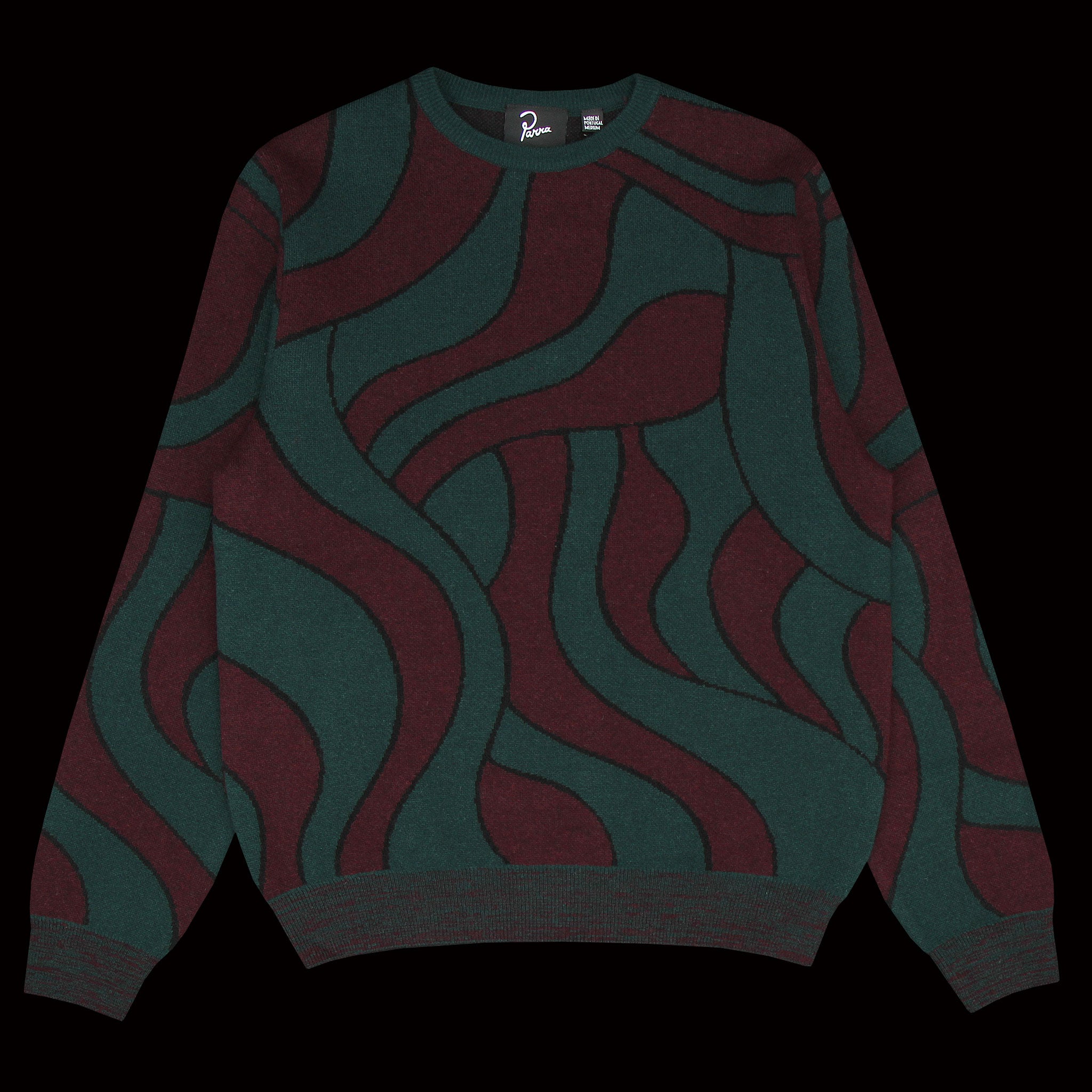 Distorted Waves Knitted Pullover – Premier