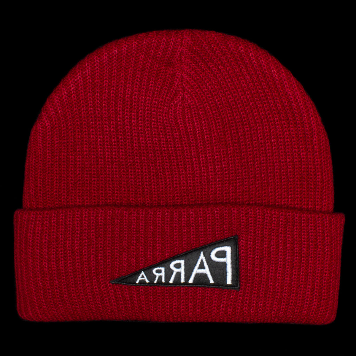 by Para Mirrored Flag Logo Beanie