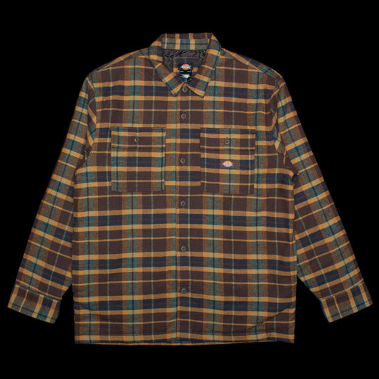 Dickies Flannel Quilted Lined Shirt Jacket