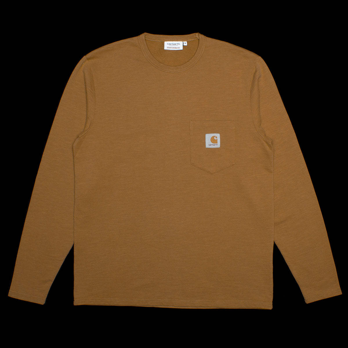 Carhartt WIP x Quartersnacks Slub Yarn L/S Pocket T-Shirt Hamilton Brown