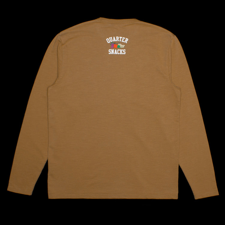 Carhartt WIP x Quartersnacks Slub Yarn L/S Pocket T-Shirt Hamilton Brown