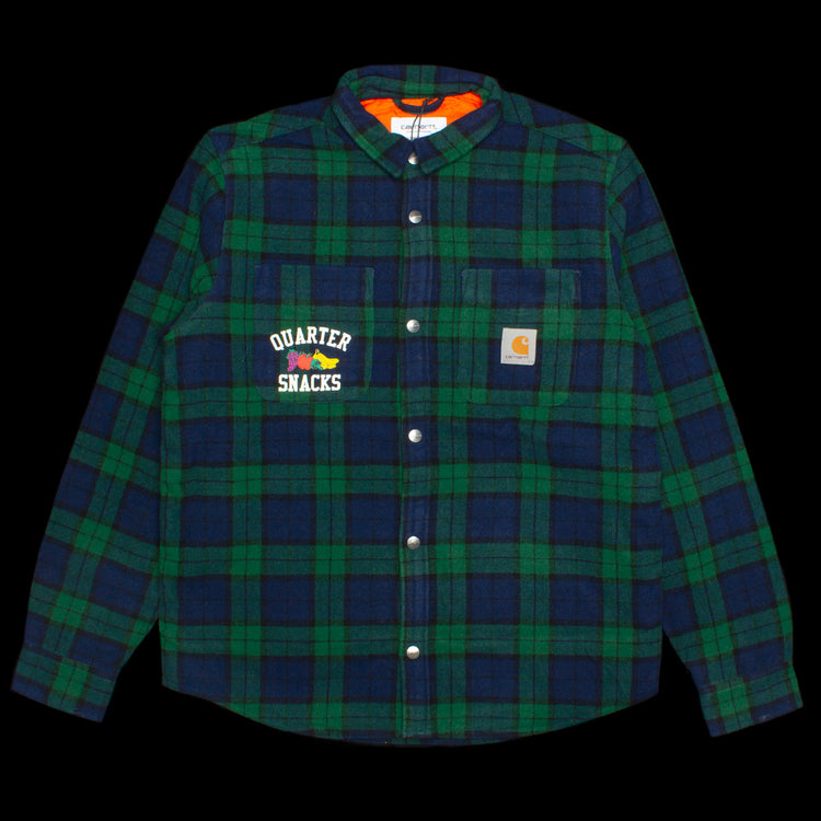 Quartersnacks Shirt Jacket Check / Green
