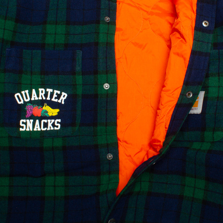 Quartersnacks Shirt Jacket Check / Green