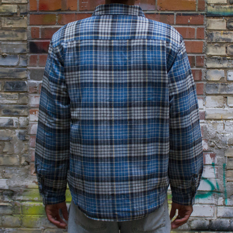 Quilted Lined Plaid Shirt
