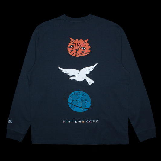 Sad Cat System Bird L/S T-Shirt