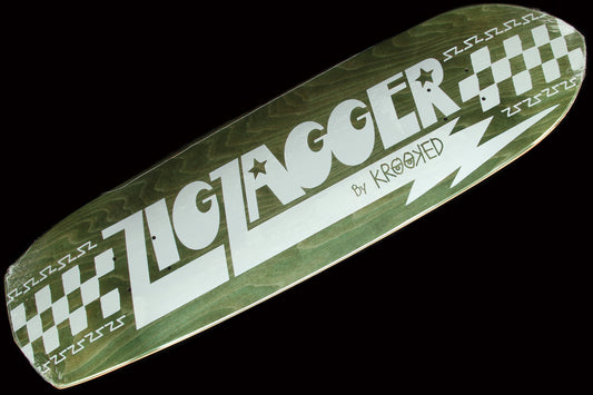 Zip Zagger Green 8.62"