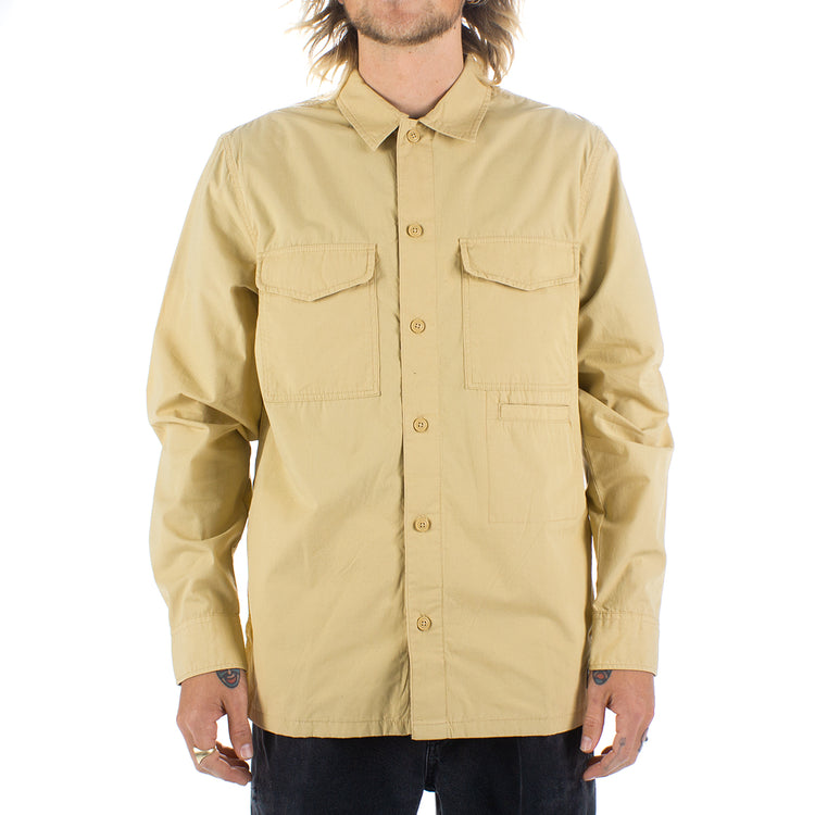 Vans Williams Poplin Button Down Shirt Taupe