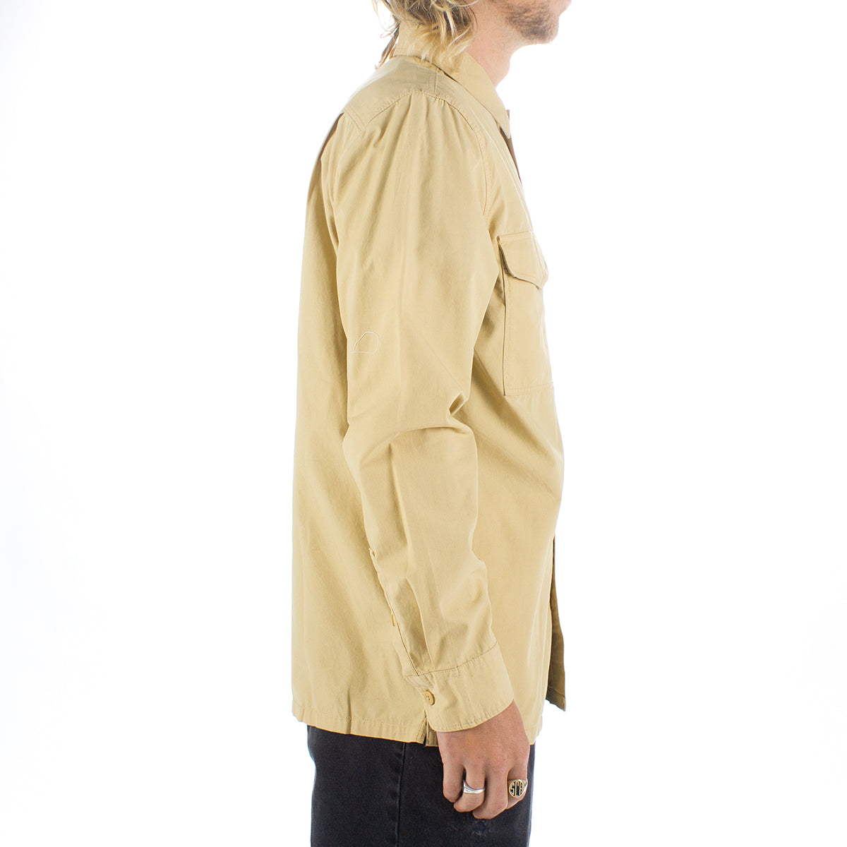 Vans Williams Poplin Button Down Shirt Taupe