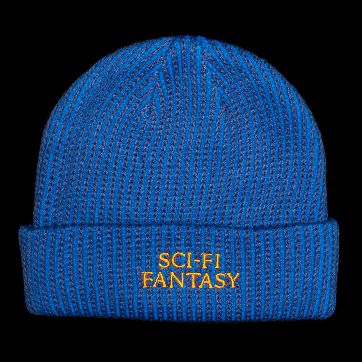 Sci-Fi Fantasy Logo Beanie : Blue / Navy