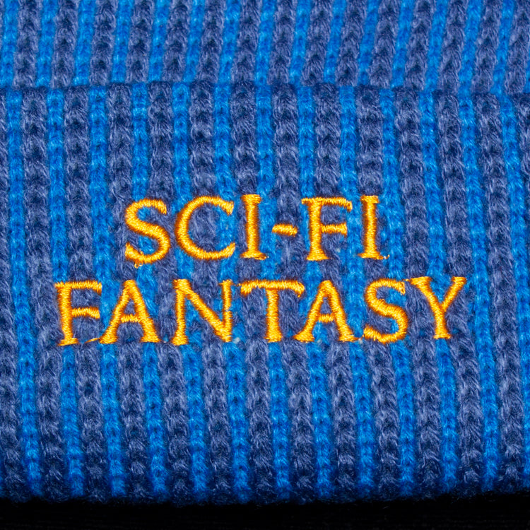 Sci-Fi Fantasy Logo Beanie : Blue