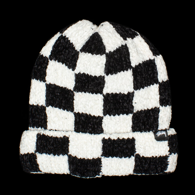 Crochet Checkered Beanie