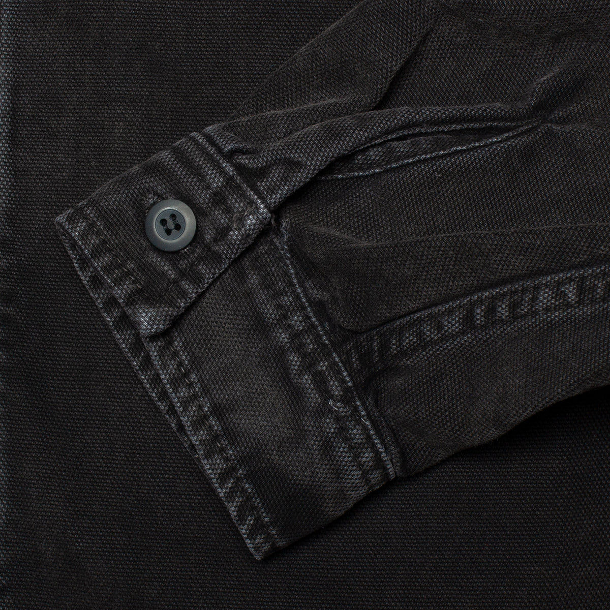 Washed Canvas Zip Shirt