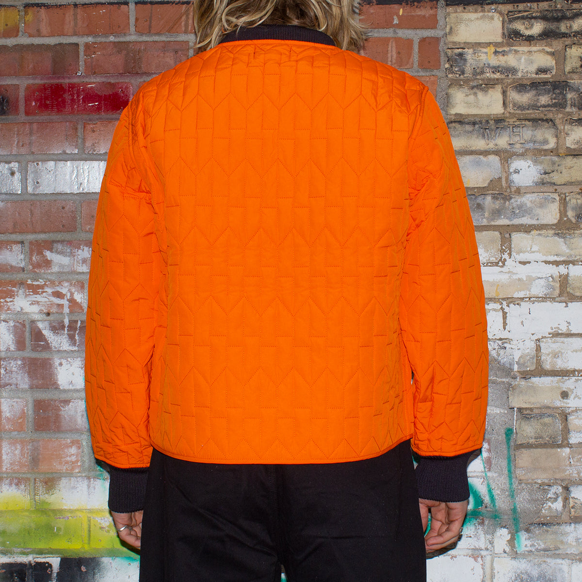 Stussy S Quilted Liner Jacket : Orange