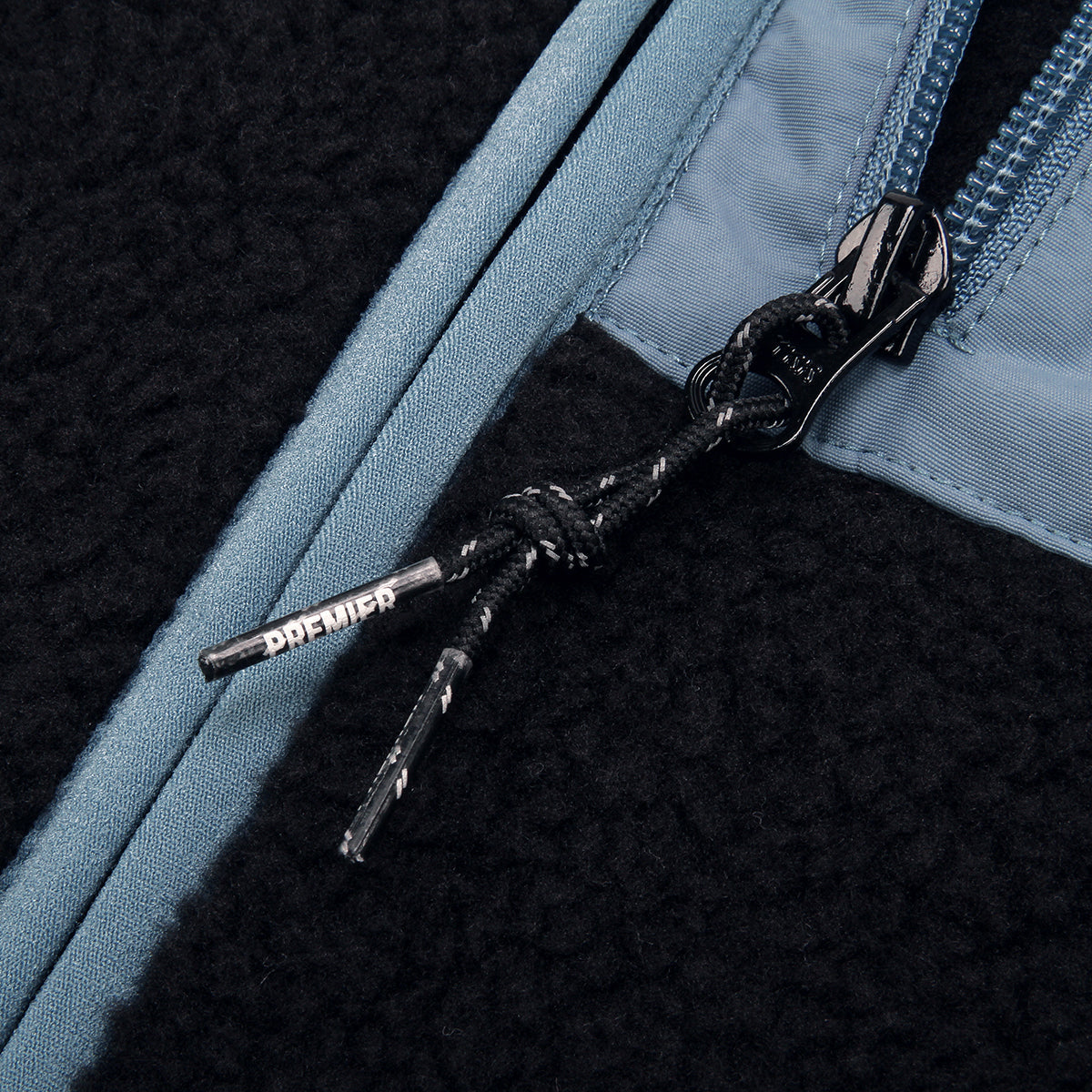 Premier Fleece Jacket Black / Blue