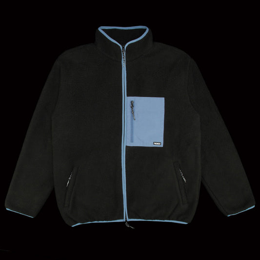 Premier Fleece Jacket Black / Blue