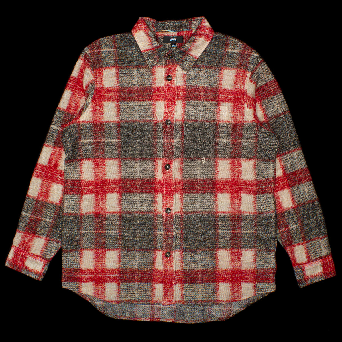 Stussy Plaid Knit Shirt