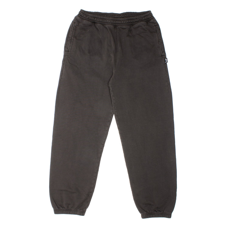 Stussy Pigment Dyed Fleece Pant : Black