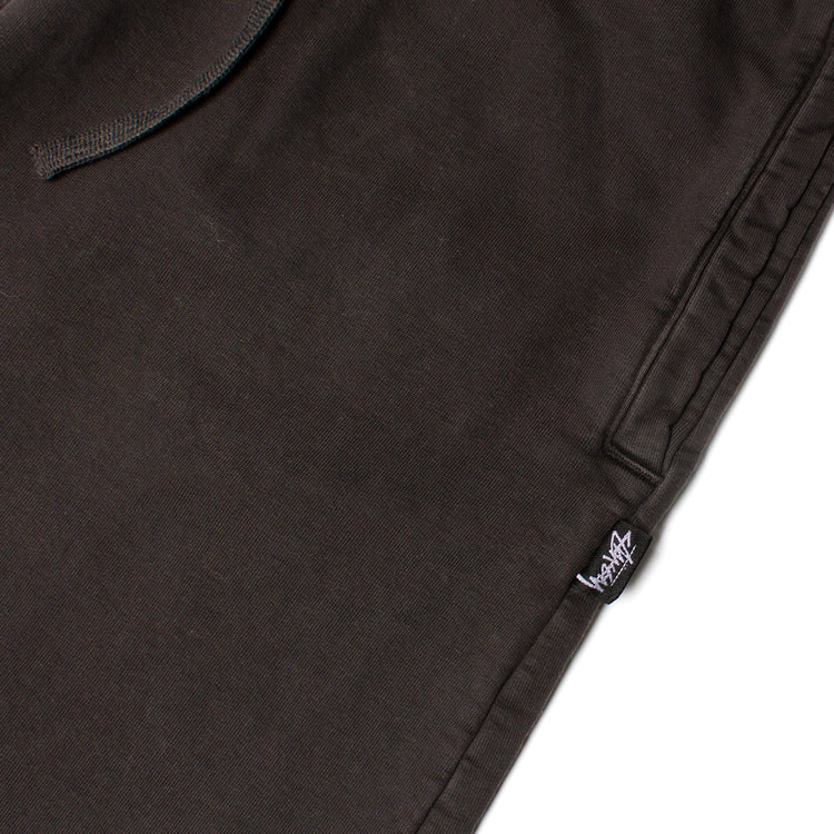 Stussy Pigment Dyed Fleece Pant : Black