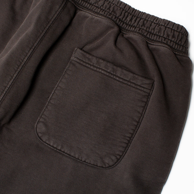 Stussy Pigment Dyed Fleece Pant : Black