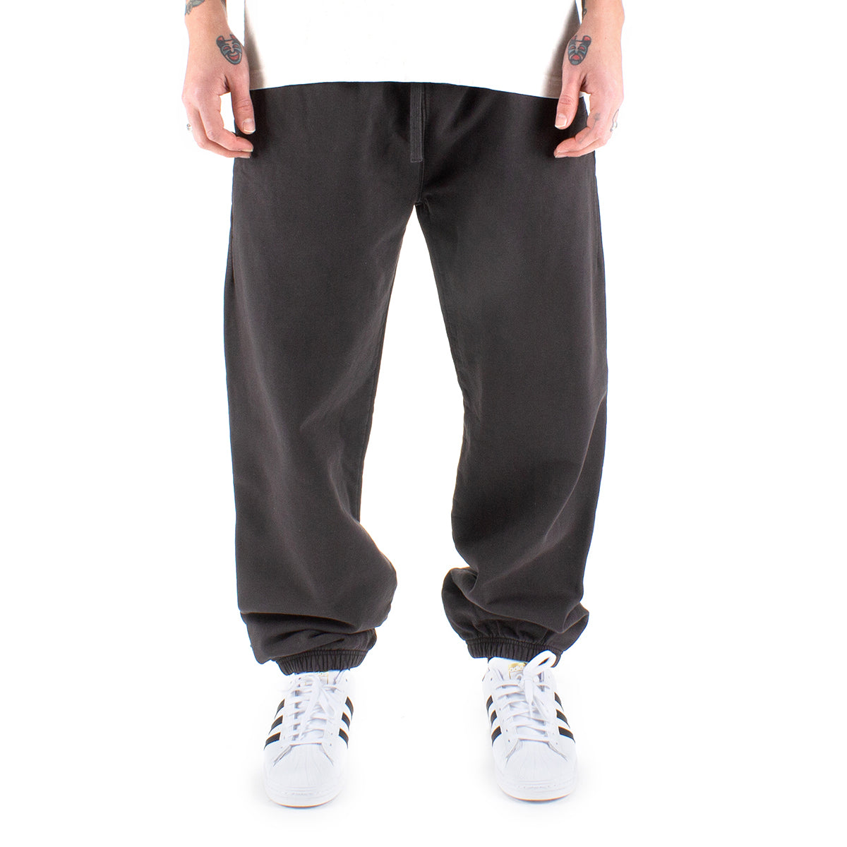 Stussy Pigment Dyed Fleece Pant : Black