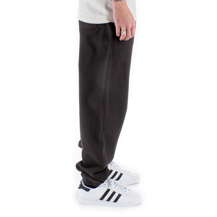 Stussy Pigment Dyed Fleece Pant : Black