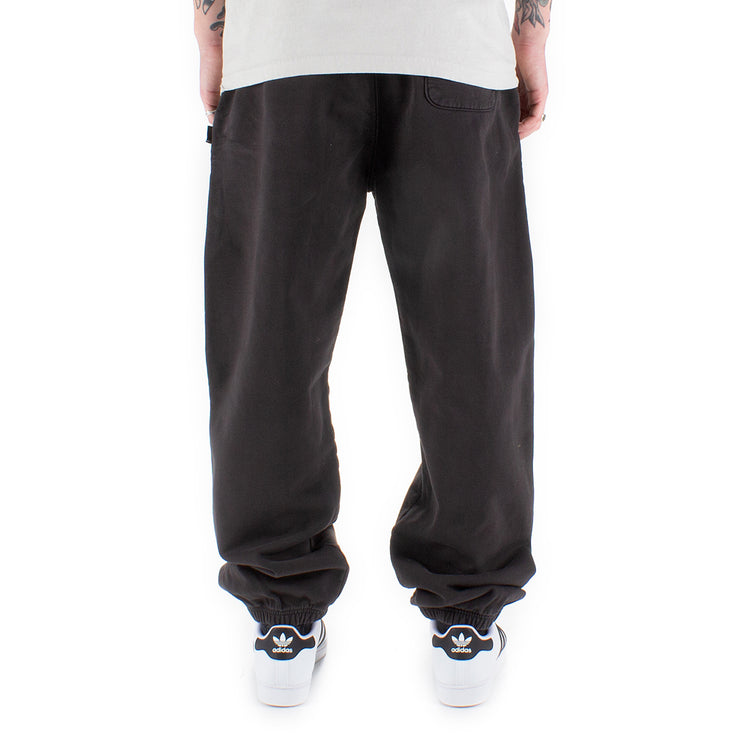 Stussy Pigment Dyed Fleece Pant : Black