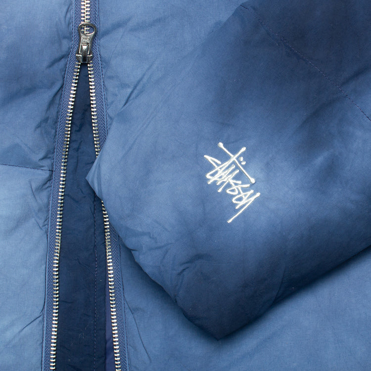 Stussy Recycled Nylon Down Puffer : Washed Navy